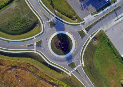 Franklin Paris Drive Roundabout